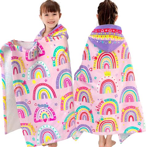 Amazon.com: VOOVA & MOVAS Hooded Towels for Kids 3-10Years, 30''X50