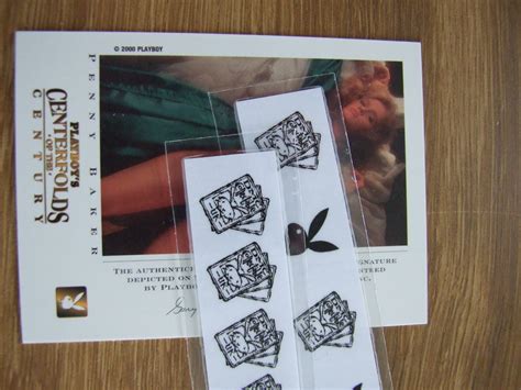 Playboy's Centerfolds of the Century Authentic Autograph Card Penny