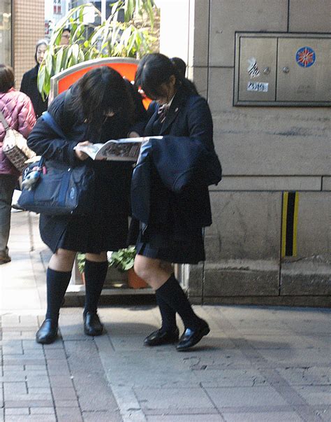 schoolgirls kichijoji tokyo sekihan flickr