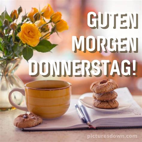 schoenen donnerstag bild fruehstueck und blumen