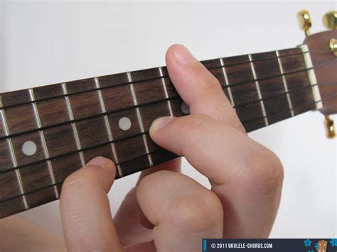 Csus4 Ukulele Chord (Position #3) - Baritone