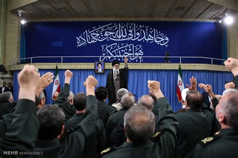 Mehr News Agency - Leader receives IRGC commanders