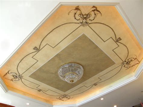 Hand painted ceiling in Louisville . | Painted ceiling, Interior design