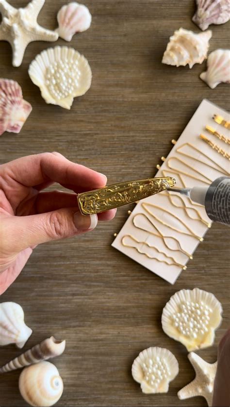 DIY Seashell Hair Pins - Domestically Blissful