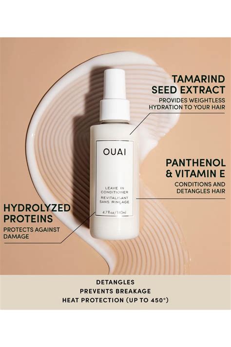 OUAI Leave In Conditioner & Heat Protectant Spray - Prime Hair for ...