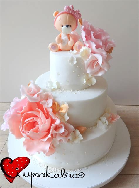 beautiful teddy bear themed cake design