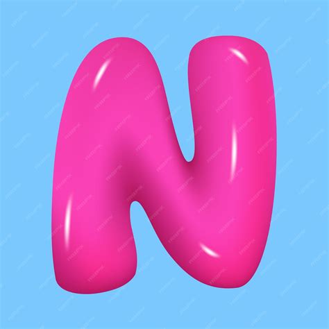 printable bubble letters n 2