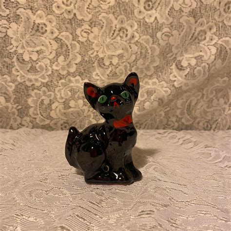 Black Cats Figurine Vintage - Etsy