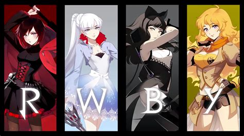 RWBY Team HD Wallpaper: Ruby, Weiss, Blake, & Yang by Ein Lee
