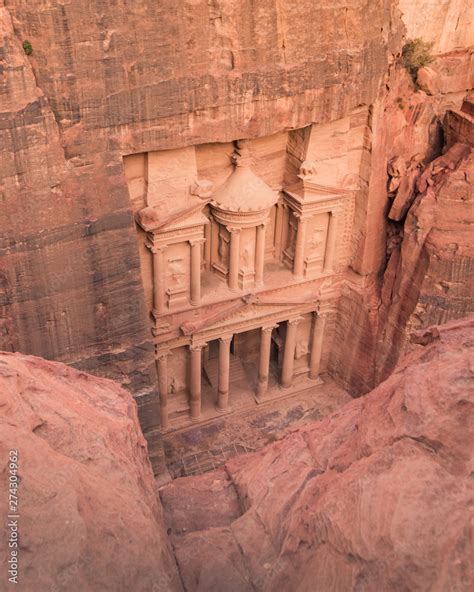 petra treasury stock photo adobe stock
