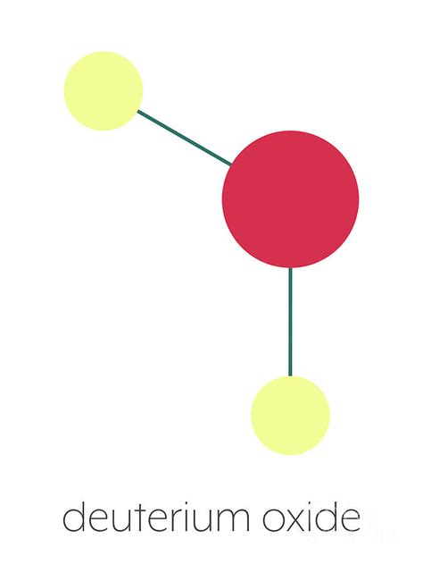 Deuterium Oxide Heavy Water Molecule Photograph by Molekuul/science ...