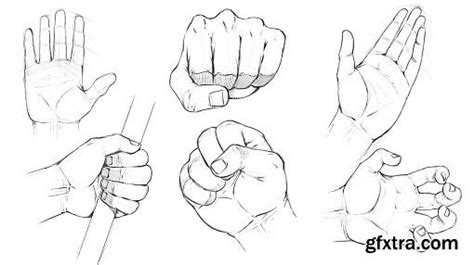 How to Draw Dynamic Hand Poses - Step by Step » GFxtra