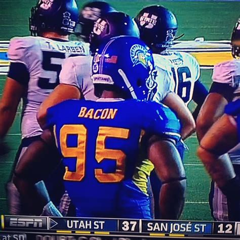 Just spotted this on ESPN... #bacon #ncaa #football #espn … | Flickr