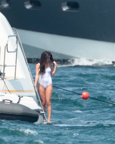 Selena Gomez in a Swimsuit on a Boat in St Tropez (France) - July 2014 ...