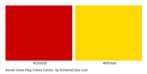 Soviet Union Flag Colors Color Scheme » Flags » SchemeColor.com