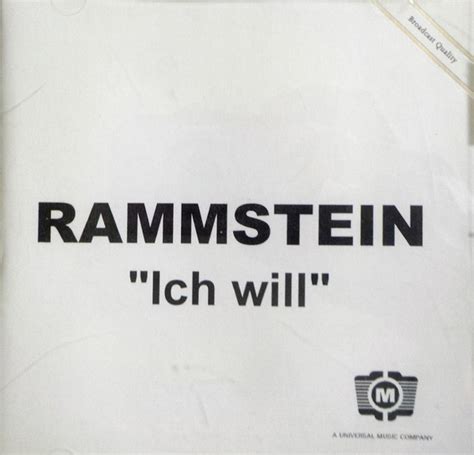 Rammstein – Ich Will (2001, CDr) - Discogs