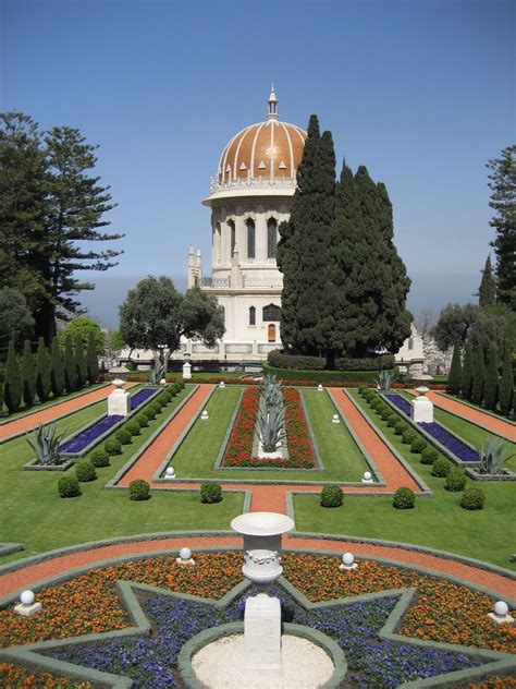 Bahai Gardens Haifa wallpapers set 1 - Blue Image