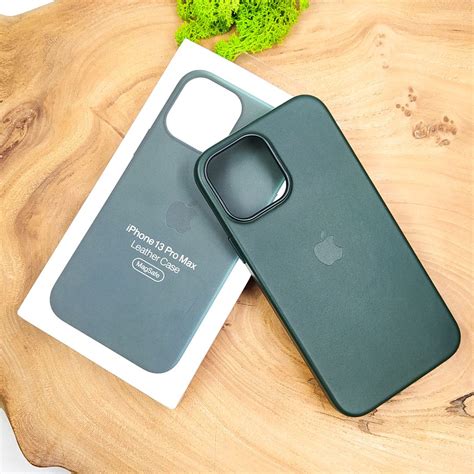 Оригинальный кожаный чехол-накладка MagSafe Leather Case for Apple ...