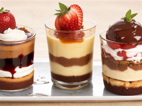 premium ai image delicious desserts  bakery