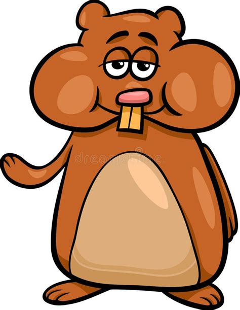Hamster Character Cartoon Illustration Stock Vector - Illustration of