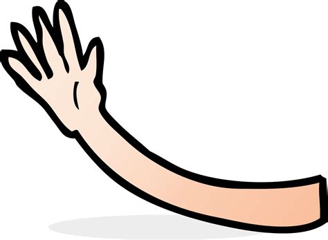 cartoon arm gesture  png