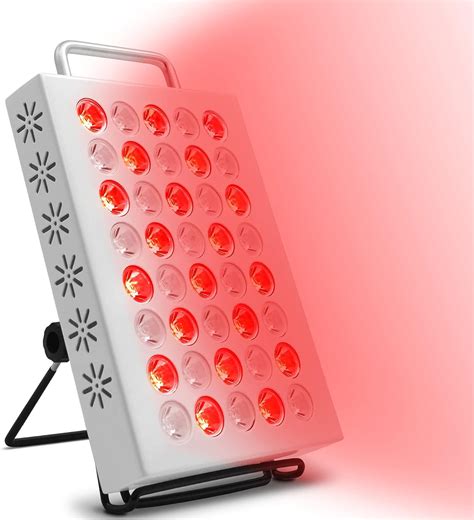 Rotlichtlampe Wärmelampe Gesicht, 660nm Rotlichtlampe & 850nm