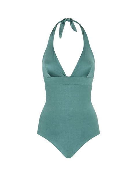 MC2 Saint Barth Woman Sage Green One Piece Swimsuit MC2 Saint Barth
