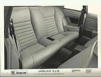 Jaguar XJS INTERIOR Pre Launch Photograph 10th September 1975 British ...