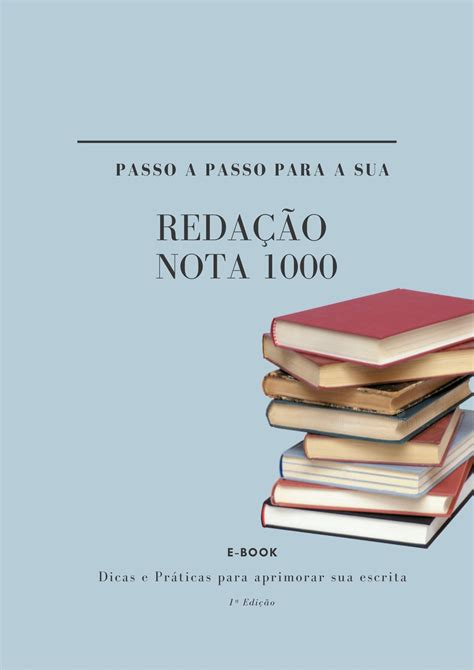 E-book: Passo a passo para sua redação nota 1000 | Prof. Jully Almeida