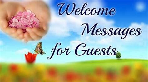 Welcome Messages for Guests, Smaple Guest Welcome Message