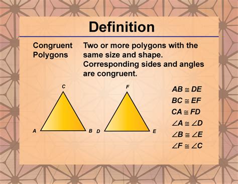 definition polygon concepts congruent polygons mediamath
