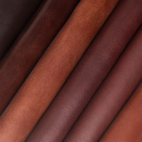 ITALIAN BROWN COLOR Leather Sheets Cognac Color Leather - Etsy