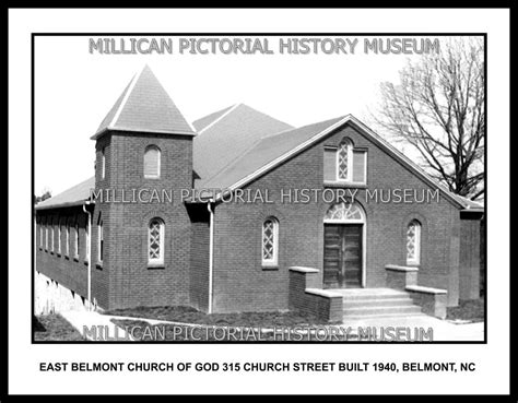 East Belmont Church of GOD, Belmont, NC – Millican Pictorial History Museum