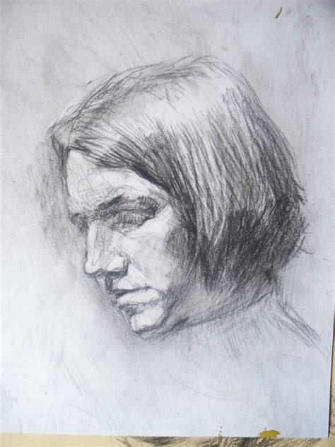 Учебный рисунок: Зарисовки головы