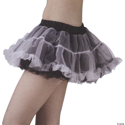 Tutu Skirt Black/White - SpicyLegs.com