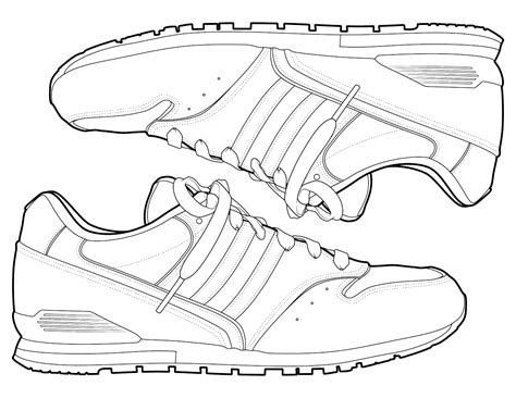 Adidas Shoes Pages Coloring Pages