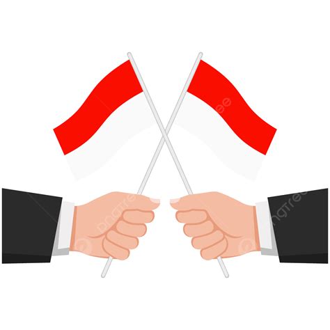 gambar dua tangan memegang bendera indonesia bahasa indonesia bendera