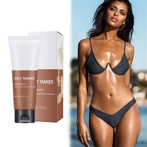 Face & Body Natural Sunless Tanning Lotion For Bronzing And Golden Tan