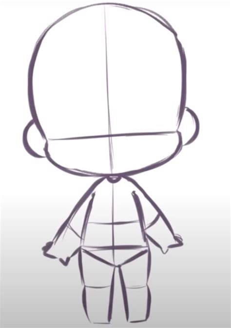 Cuerpo Chibi Femenino Cuerpo Anime Chibi Tipo Clip Studio Assets