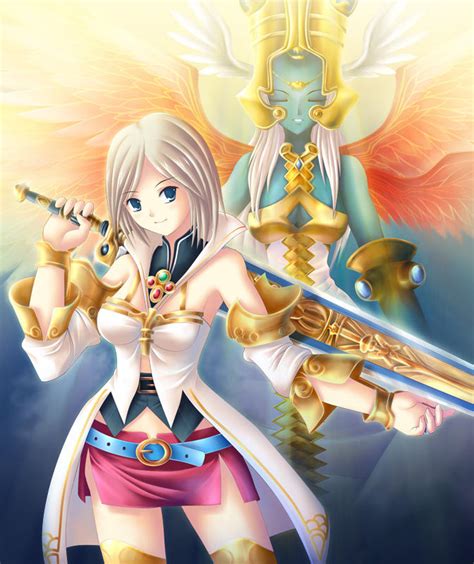 Ashe and Ultima esper, ff12 by maxwindy on DeviantArt