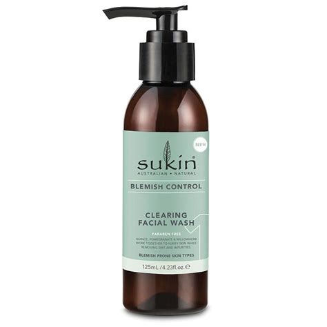 Buy Sukin Blemish Control Clearing Facial Wash 125ml Online at Chemist ...