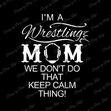 Custom SVG Design Request of Instant Download: Wrestling Mom Design