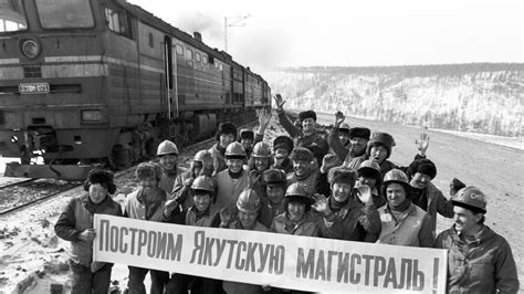 Советские люди строят БАМ. ( 110 фото ): foto_history — LiveJournal