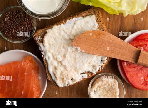 sandwich with ingredients Stock Photo - Alamy