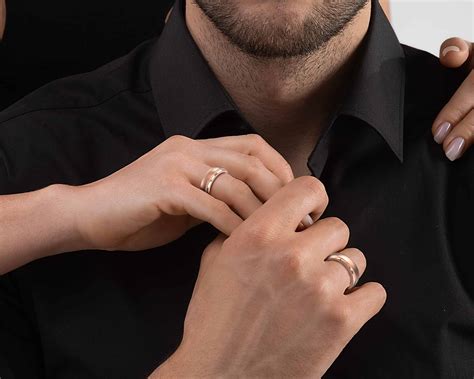 simple wedding bands matching 8