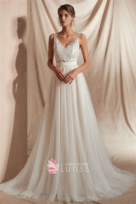pearl beading wedding dress - Fashion Professional