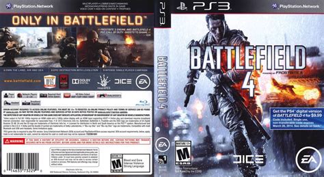 Battlefield 4 (2013) PlayStation 3 box cover art - MobyGames