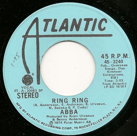 ABBA – Ring Ring (1974, SP Specialty pressing, Vinyl) - Discogs