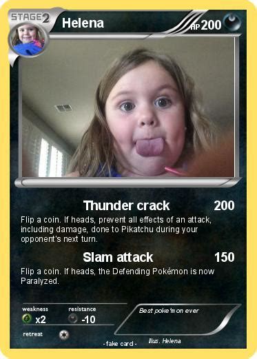 Pokémon Helena 30 30 - Thunder crack - My Pokemon Card