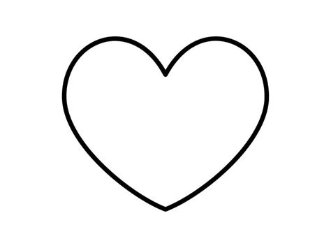 a black and white outline of a heart